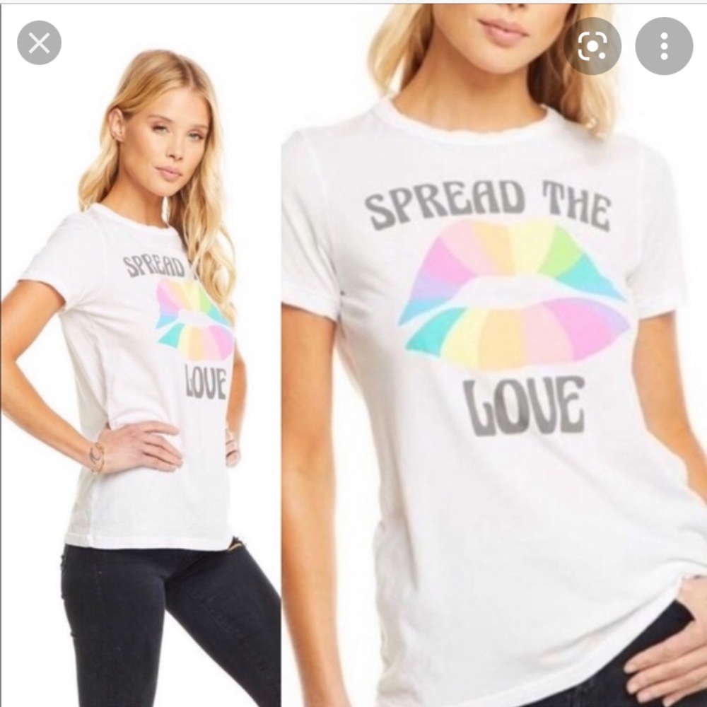 NWT Chaser Spread the Love Graphic Tee